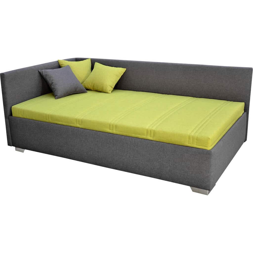 XXXLutz Válenda Textil Šedá Limetková Blanar