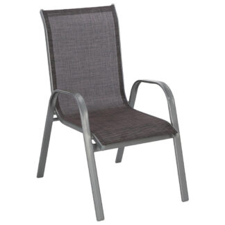 XXXLutz Stohovatelná Židle Barvy Stříbra Světle Hnědá Xora