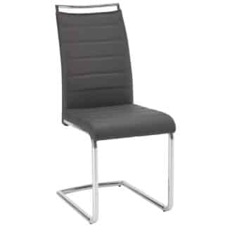 XXXLutz Pohupovací Židle Šedá Barvy Chromu Novel