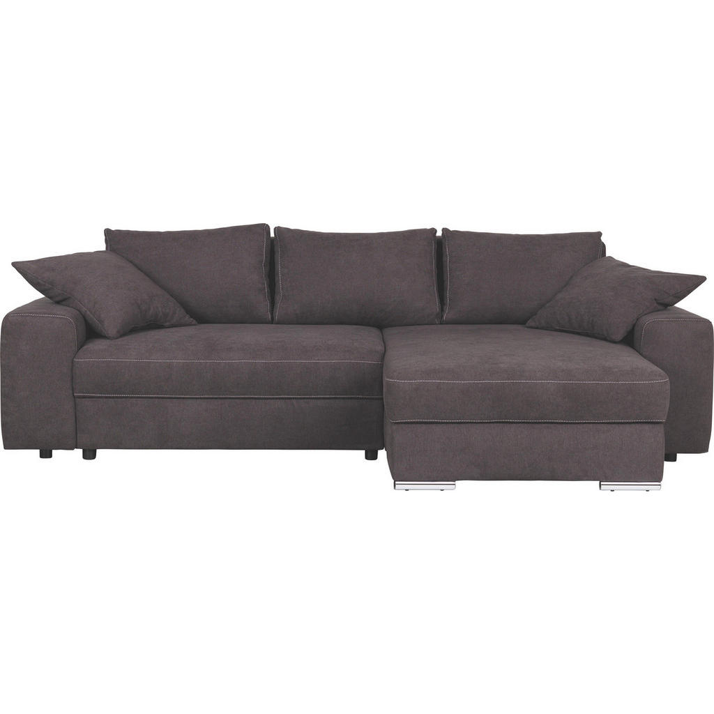 XXXLutz Sedací Souprava Textil Tmavě Hnědá Hom`in