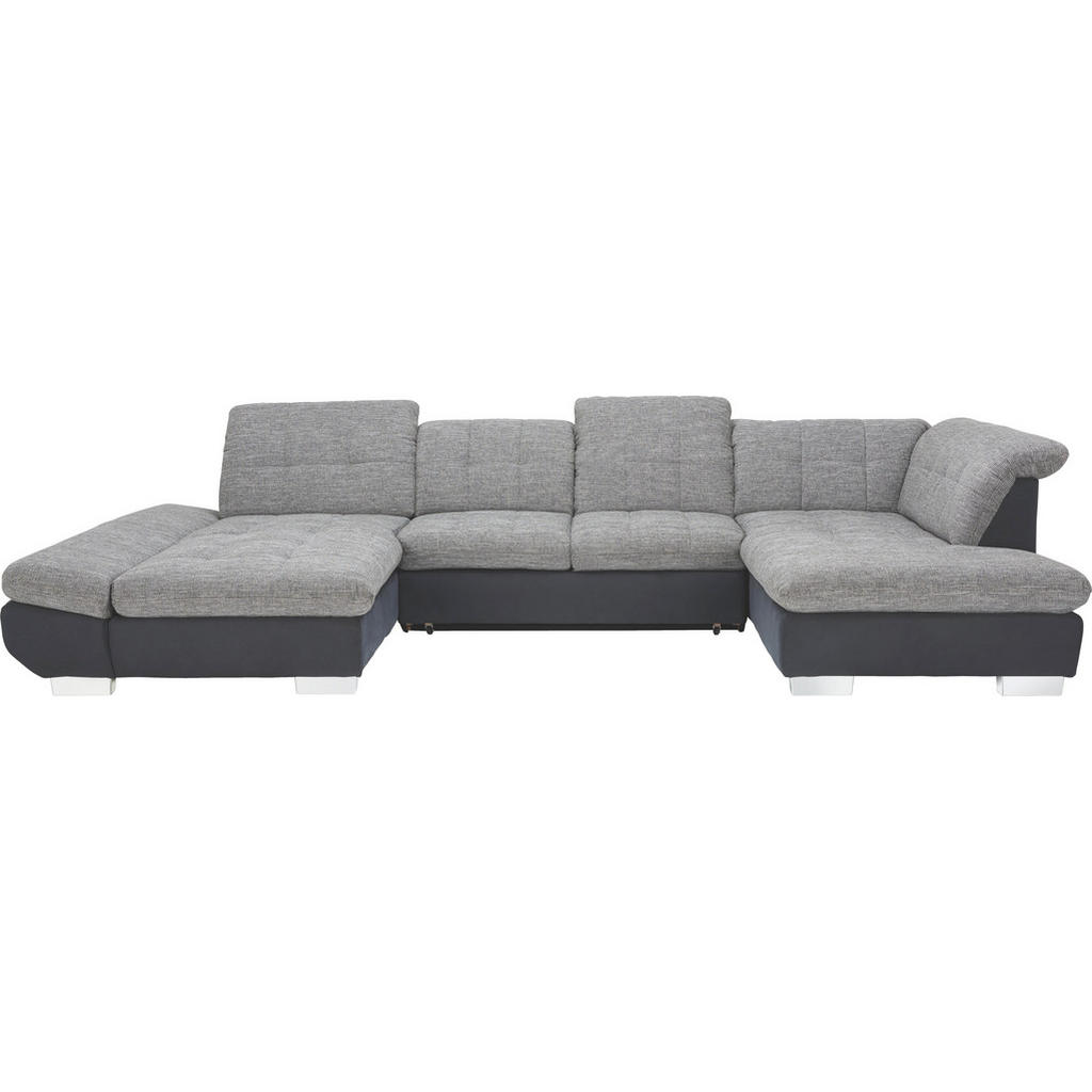 XXXLutz Sedací Souprava Textil Šedá Černá Xora