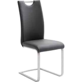 XXXLutz Houpací Židle Černá Barvy Nerez Oceli Novel