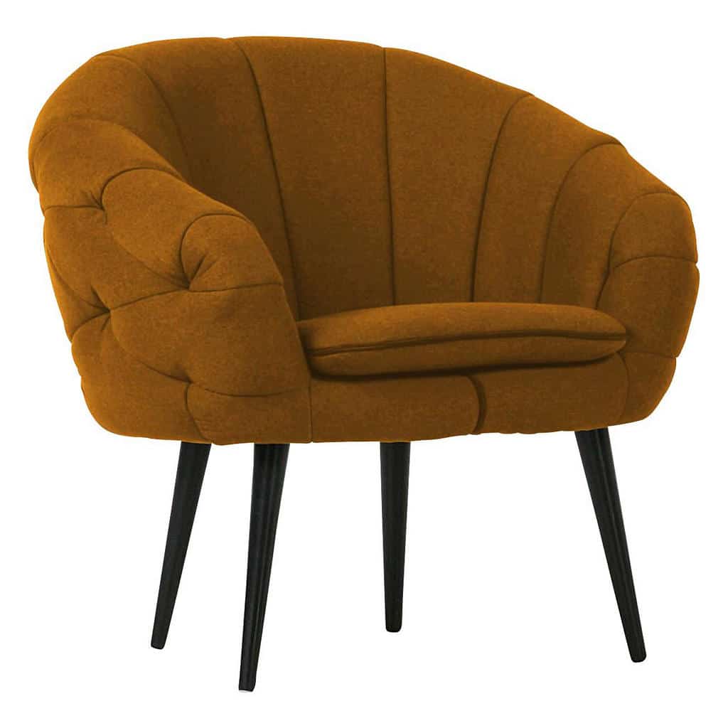 XXXLutz Křeslo Textil Tmavě Žlutá Carryhome