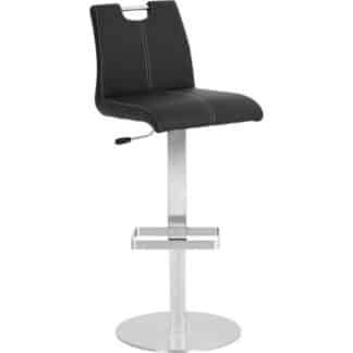 XXXLutz Barová Židle Černá Barvy Nerez Oceli Dieter Knoll