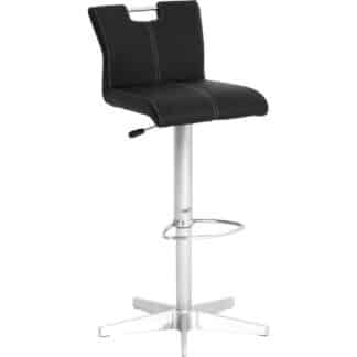 XXXLutz Barová Židle Černá Barvy Nerez Oceli Dieter Knoll