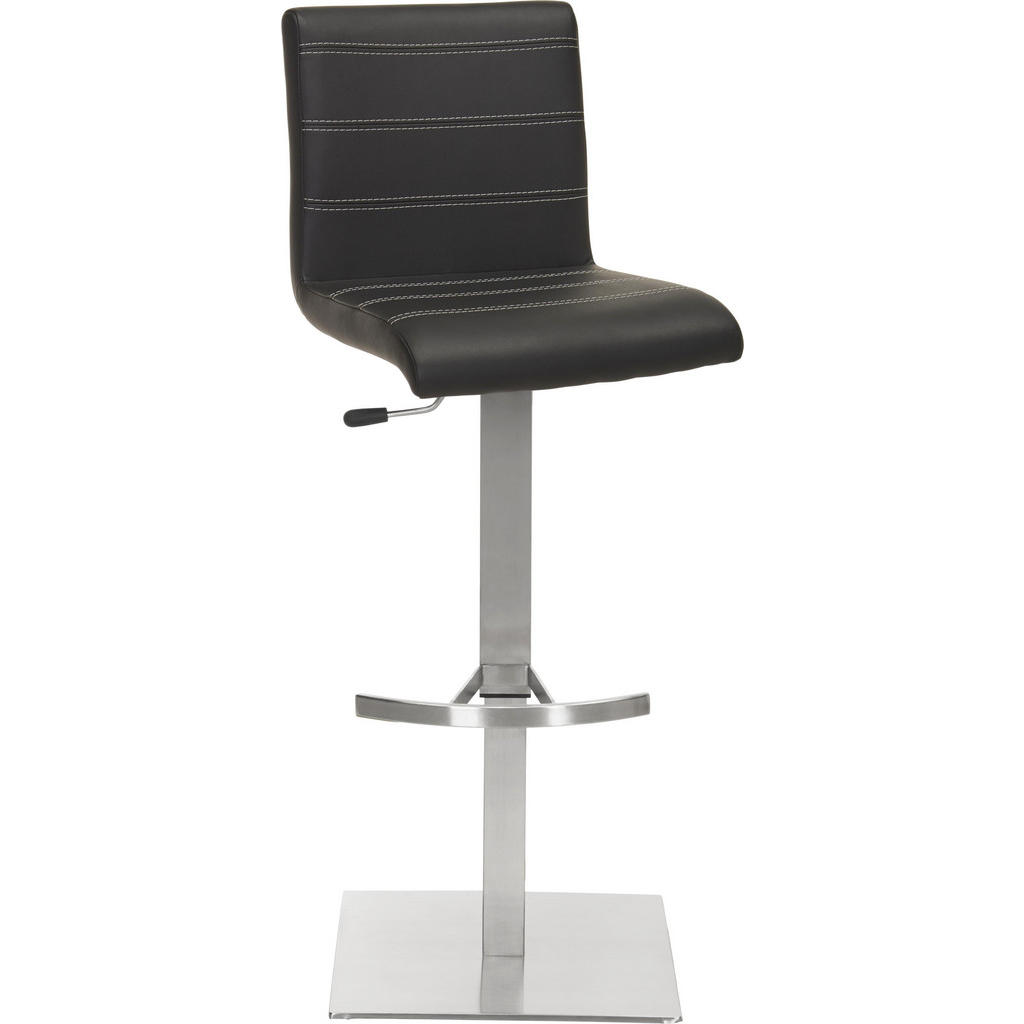 XXXLutz Barová Židle Černá Barvy Nerez Oceli Dieter Knoll