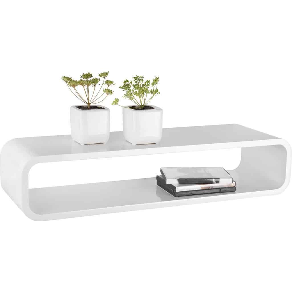 XXXLutz Nástěnný Regál Bílá Xora