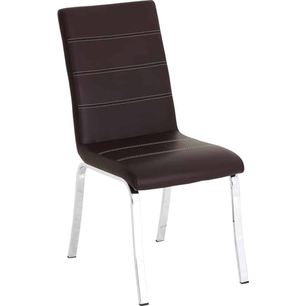 XXXLutz Židle Hnědá Barvy Chromu Dieter Knoll