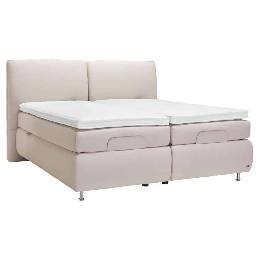 XXXLutz Postel Boxspring 180/200 Cm Textil Béžová Dieter Knoll