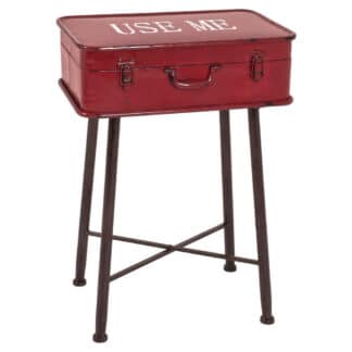 XXXLutz Odkládací Stolek Červená Černá Carryhome