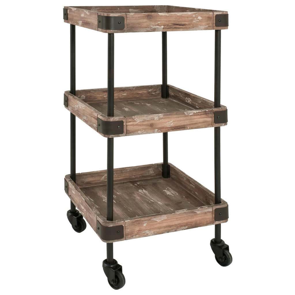 XXXLutz Servírovací Vozík Hnědá Černá Carryhome