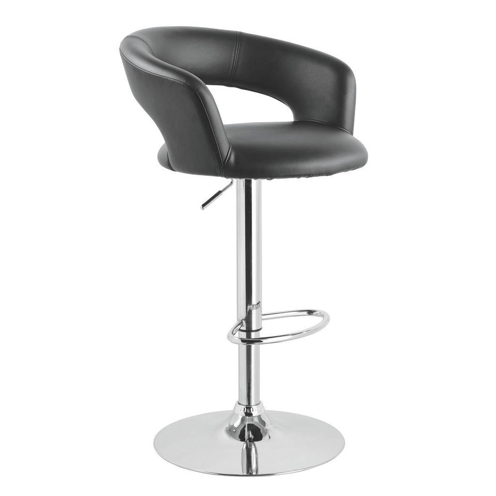 XXXLutz Barová Židle Černá Barvy Chromu Xora
