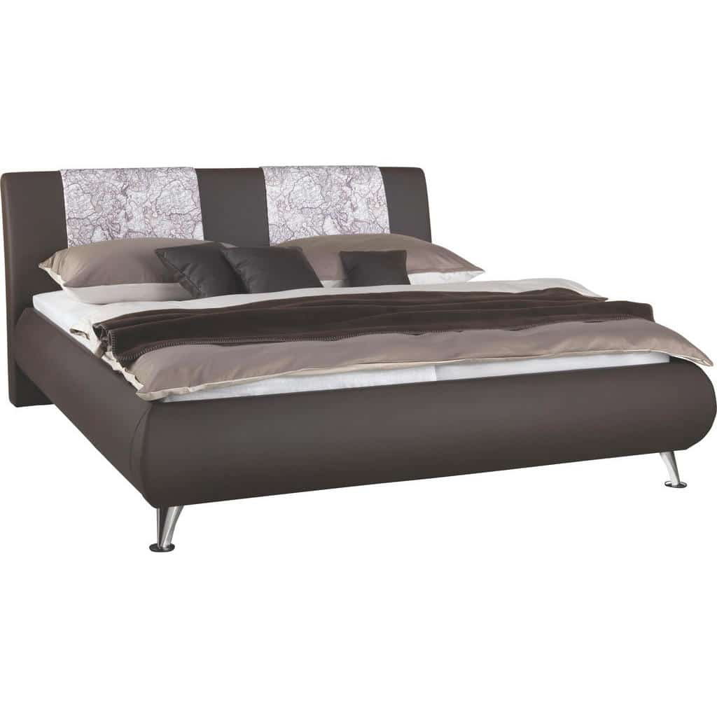 XXXLutz Čalouněná Postel 180/200 Cm Textil Hnědá Carryhome