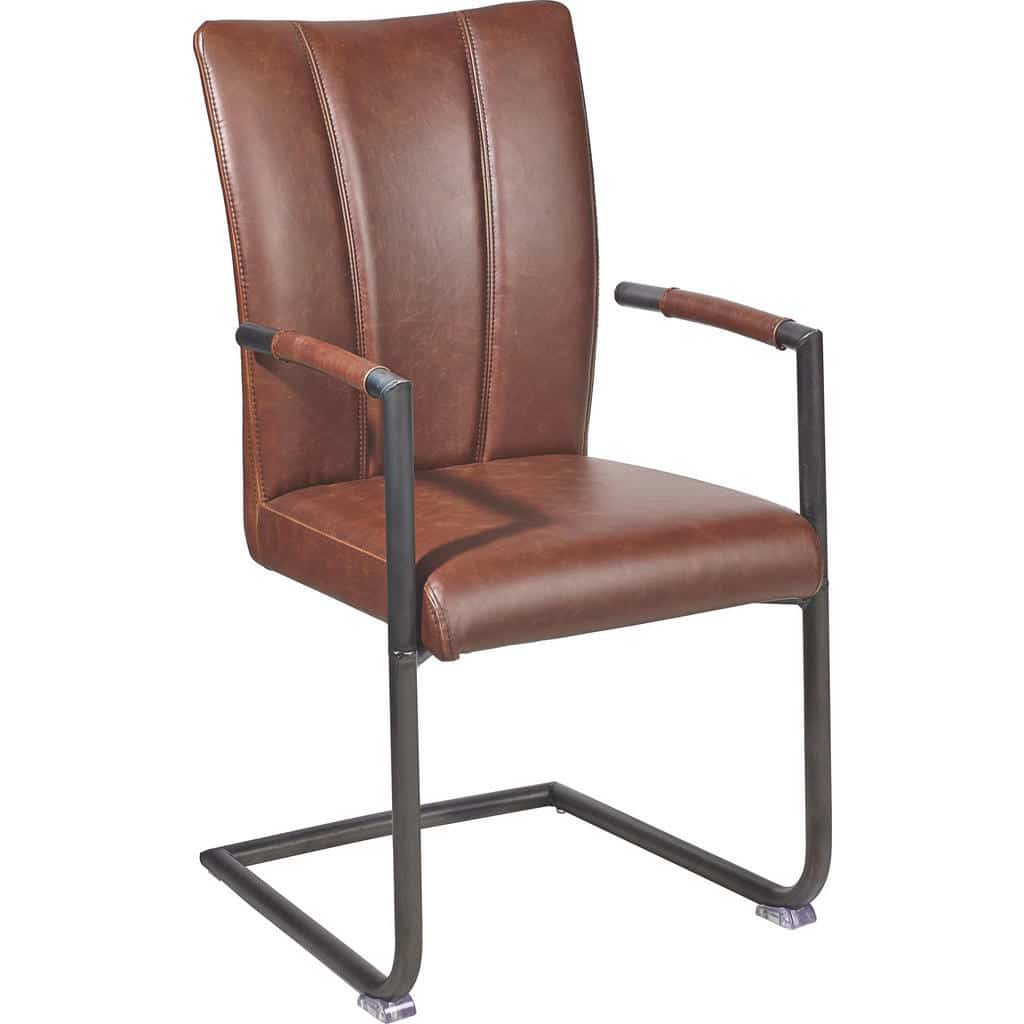 XXXLutz Židle S Područkami Hnědá Ambia Home