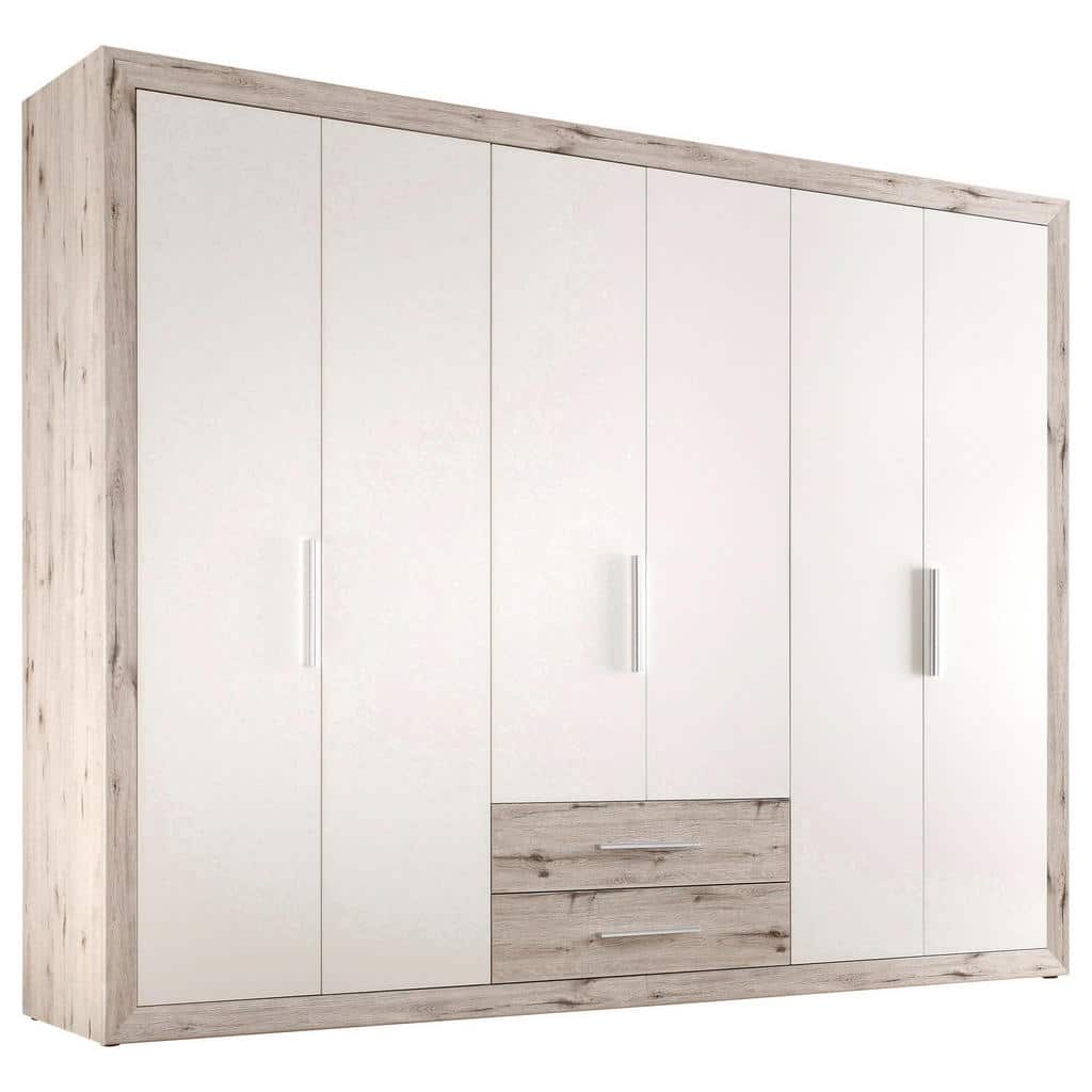XXXLutz Skříň Šatní Bílá Barvy Dubu Boxxx