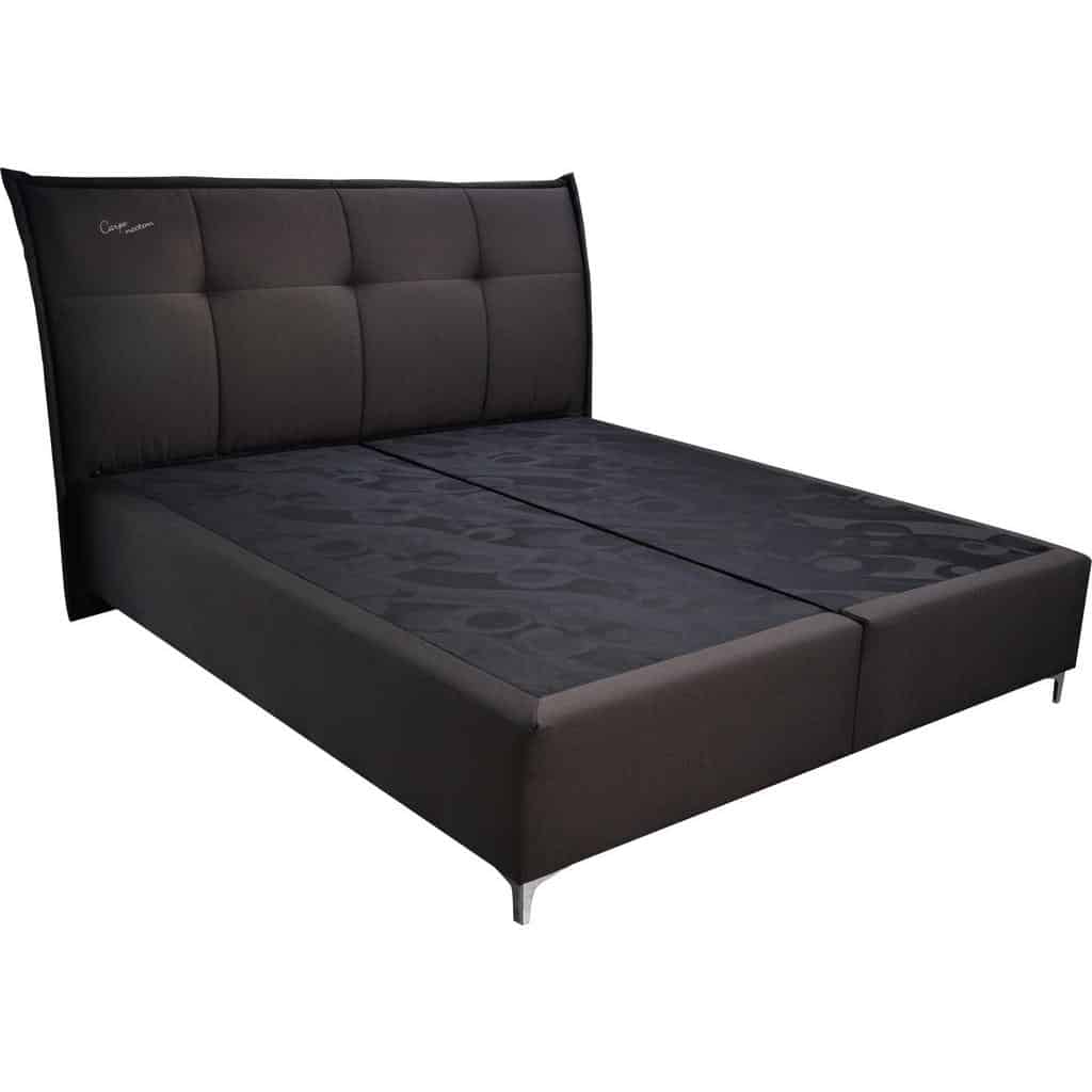 XXXLutz Postel Boxspring 180/200 Cm Textil Hnědá