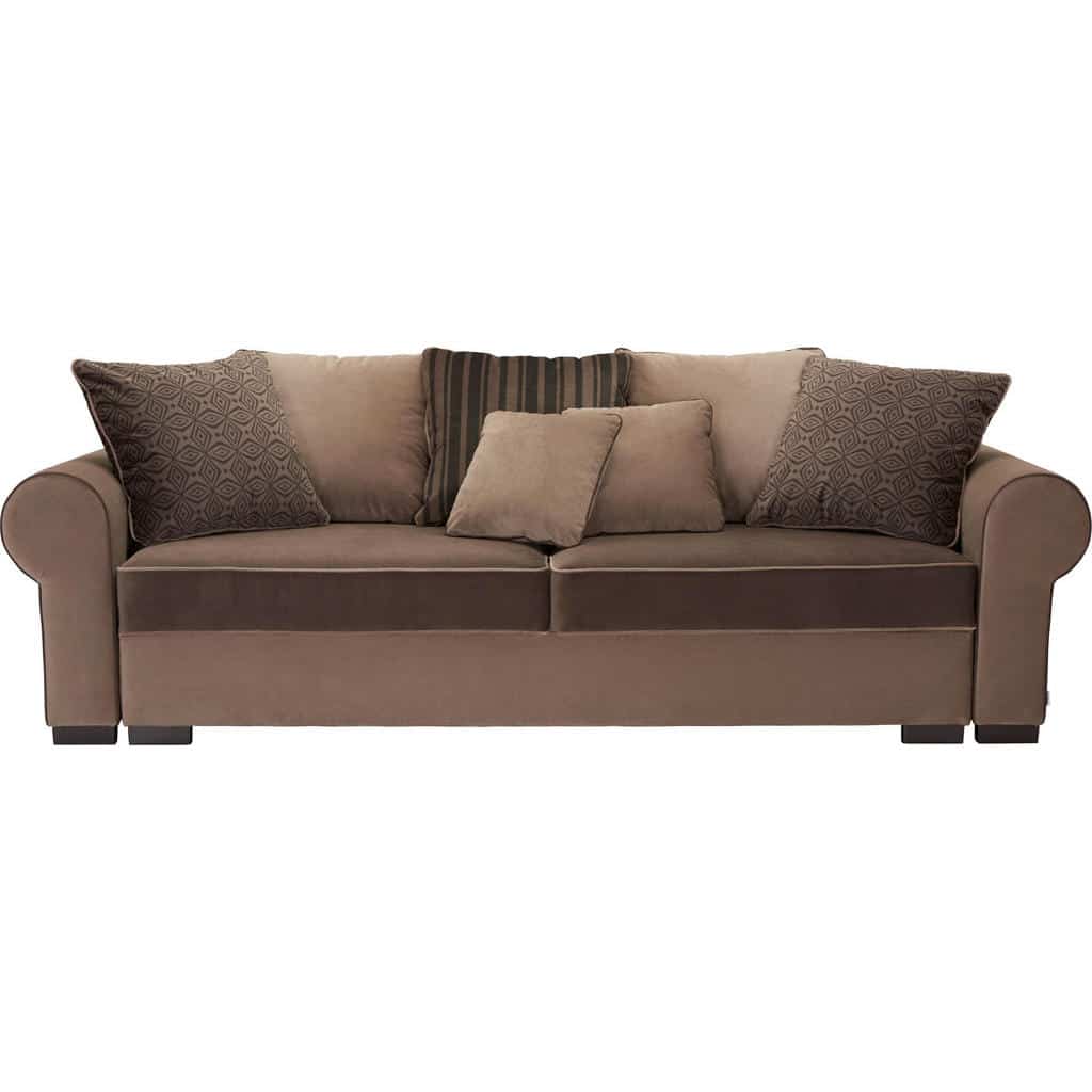 XXXLutz Velká Pohovka Textil Hnědá Hom`in