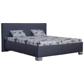 XXXLutz Čalouněná Postel 160/200 Cm Bílá Tmavě Šedá Blanar