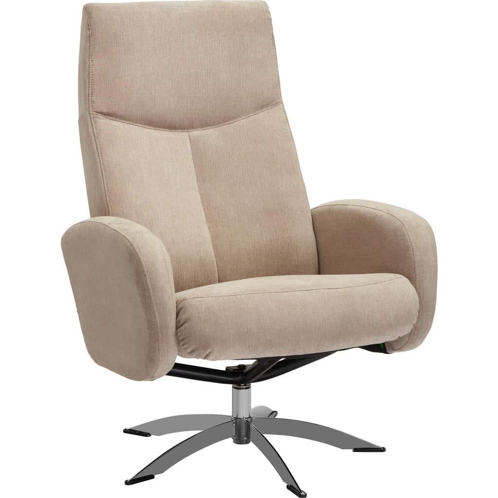 XXXLutz Relaxační Křeslo Textil Béžová Welnova