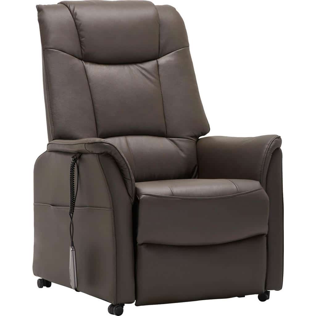 XXXLutz Televizní Křeslo Textil Kůže Tmavě Hnědá Cantus