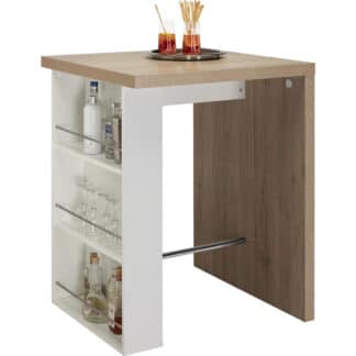 XXXLutz Barový Stůl Bílá Barvy Dubu Carryhome