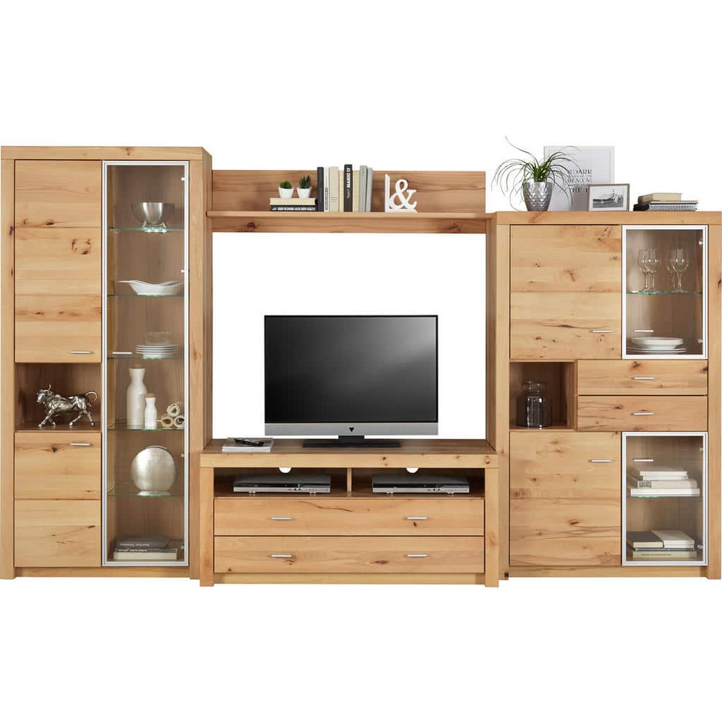 XXXLutz Obývací Stěna Divoký Jádrový Buk Barvy Buku Cantus