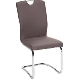 XXXLutz Pohupovací Židle Hnědá Barvy Chromu Hom`in