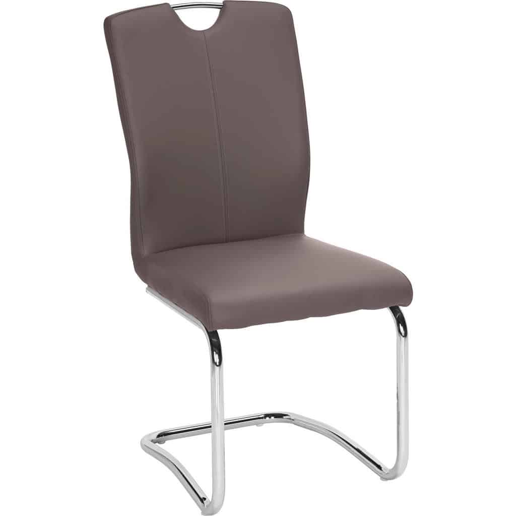 XXXLutz Pohupovací Židle Hnědá Barvy Chromu Hom`in