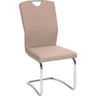 XXXLutz Pohupovací Židle Hnědá Barvy Chromu Hom`in