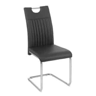 XXXLutz Pohupovací Židle Černá Barvy Chromu Carryhome