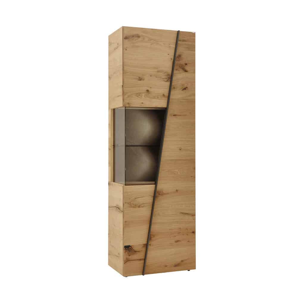 XXXLutz Vitrína Šedá Barvy Dubu Voglauer