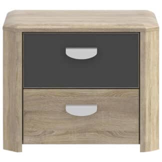 XXXLutz Noční Stolek Antracitová Barvy Dubu Carryhome