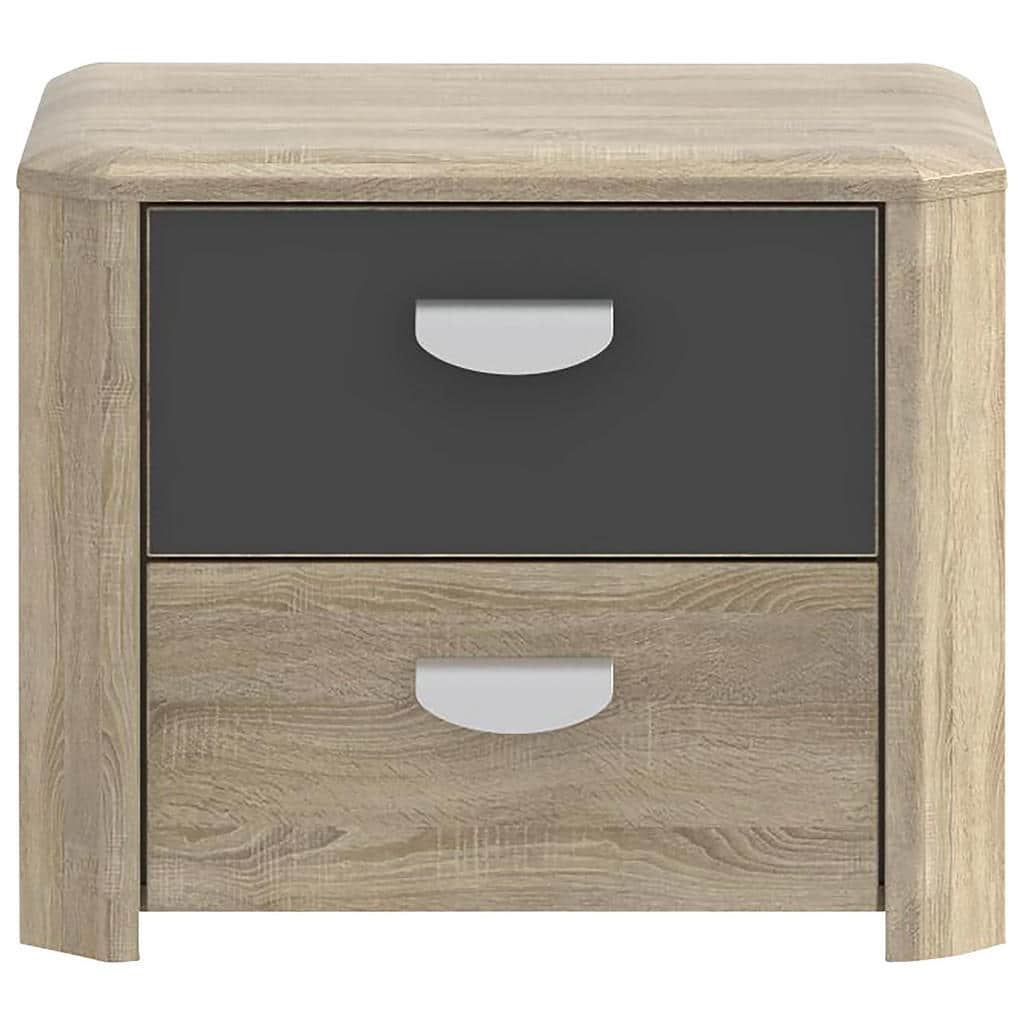 XXXLutz Noční Stolek Antracitová Barvy Dubu Carryhome