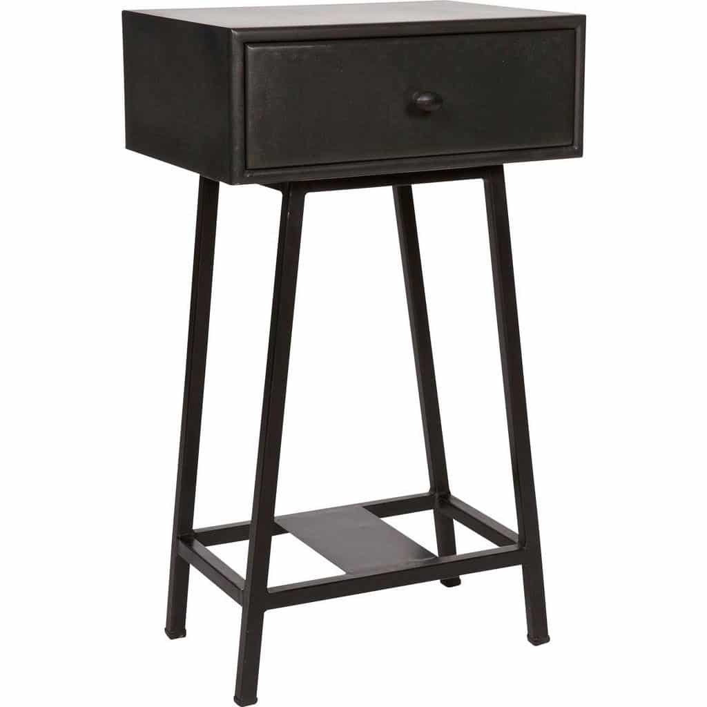 XXXLutz Odkládací Stolek Mangové Dřevo Černá Ambia Home