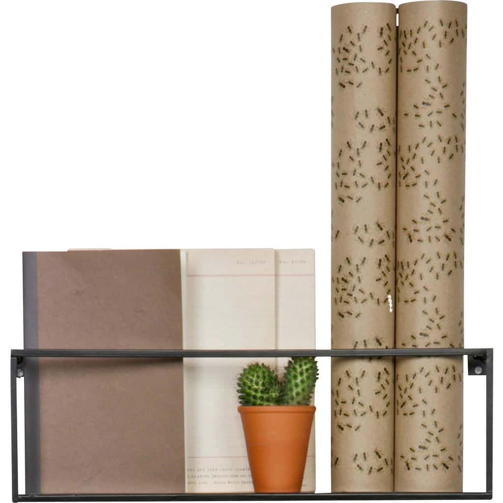 XXXLutz Regál Nástěnný Černá Ambia Home