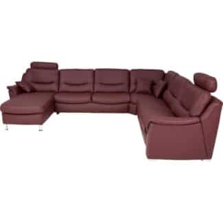 XXXLutz Sedací Souprava Kůže Bordeaux Valdera