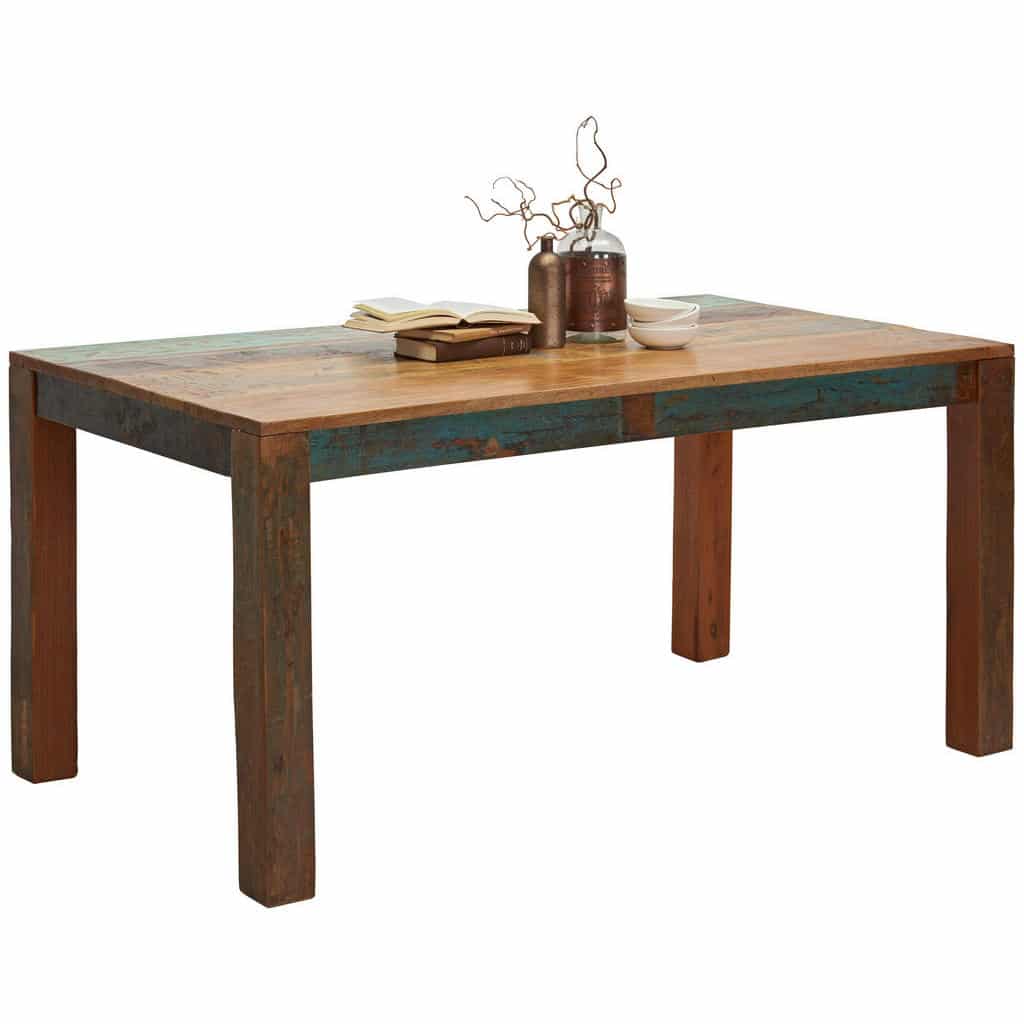 XXXLutz Jídelní Stůl Masivní Akácie Recyklované Dřevo Barvy Akácie Ambia Home