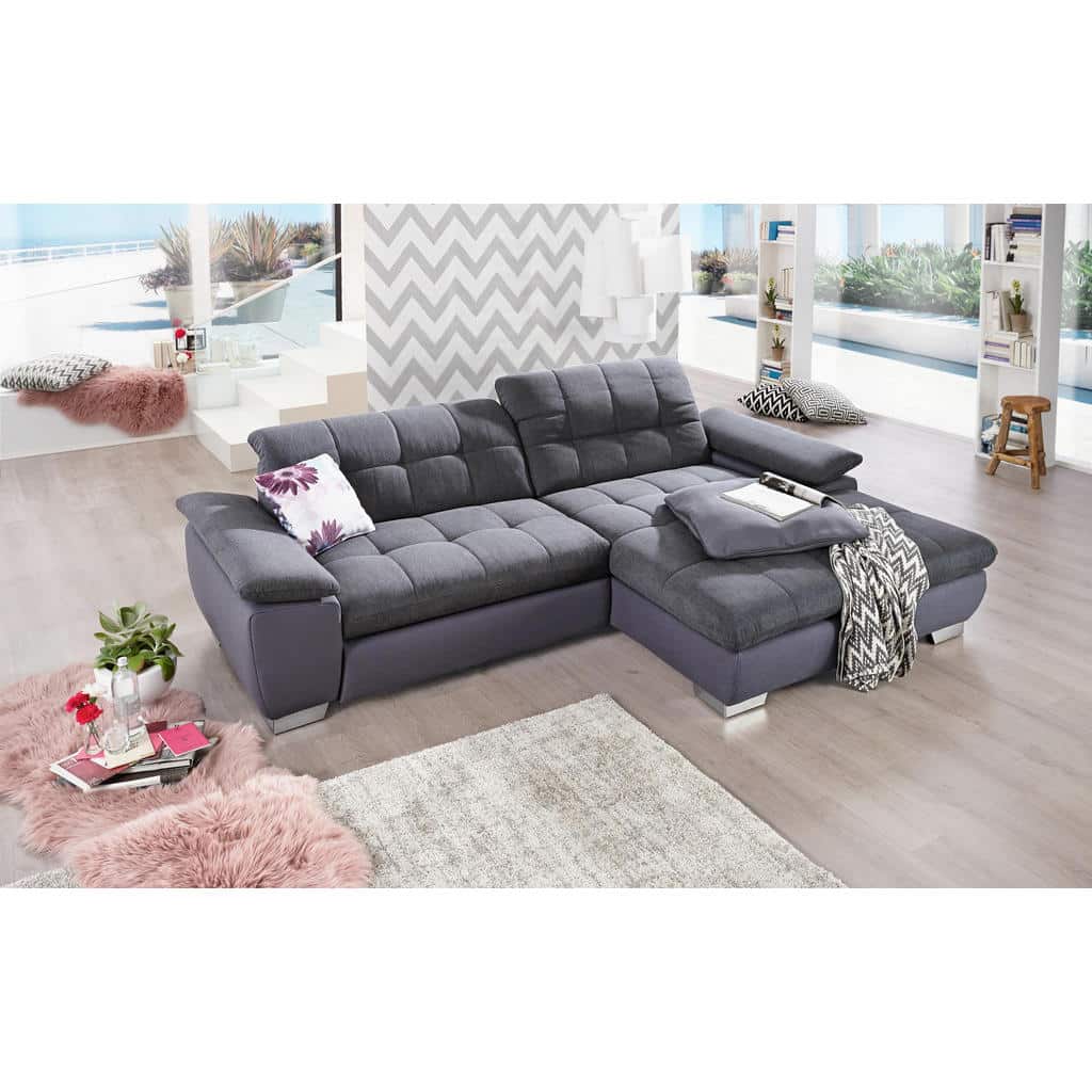 XXXLutz Sedací Souprava Textil Šedá Carryhome