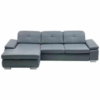 XXXLutz Sedací Souprava Kůže Šedá Beldomo Premium