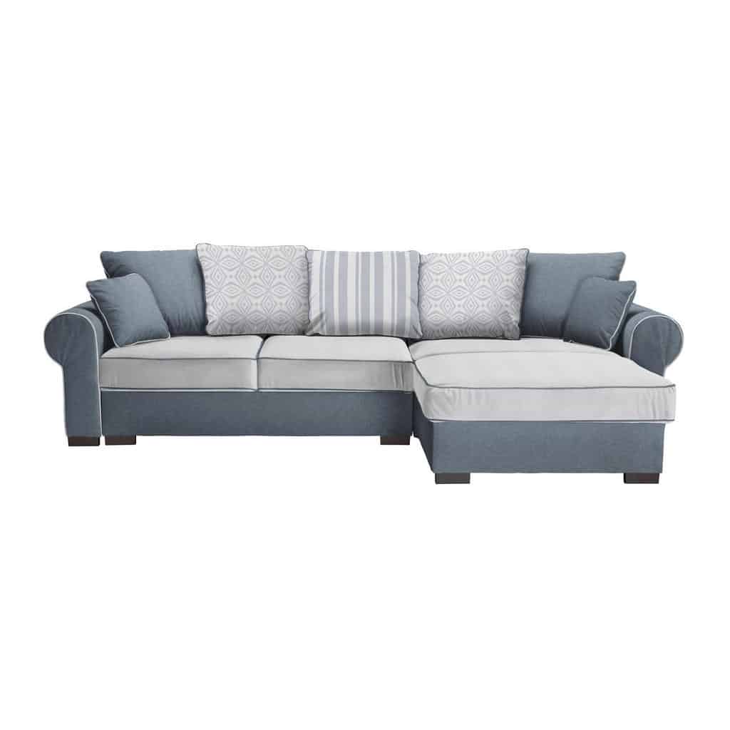 XXXLutz Sedací Souprava Textil Šedá Bílá Hom`in