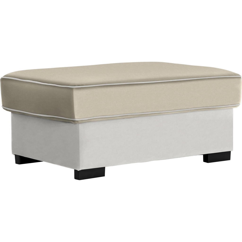 XXXLutz Taburet Krémová Přírodní Barvy Hom`in