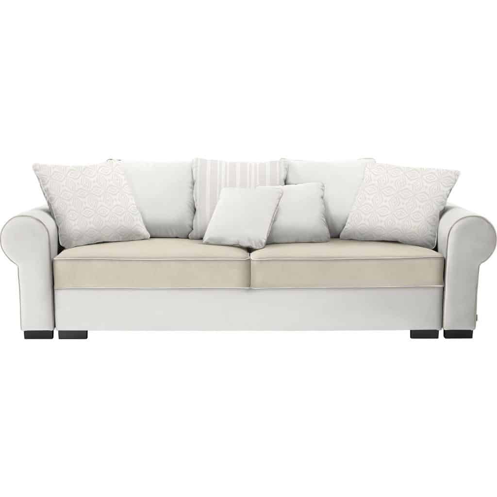 XXXLutz Velká Pohovka Textil Krémová Přírodní Barvy Hom`in