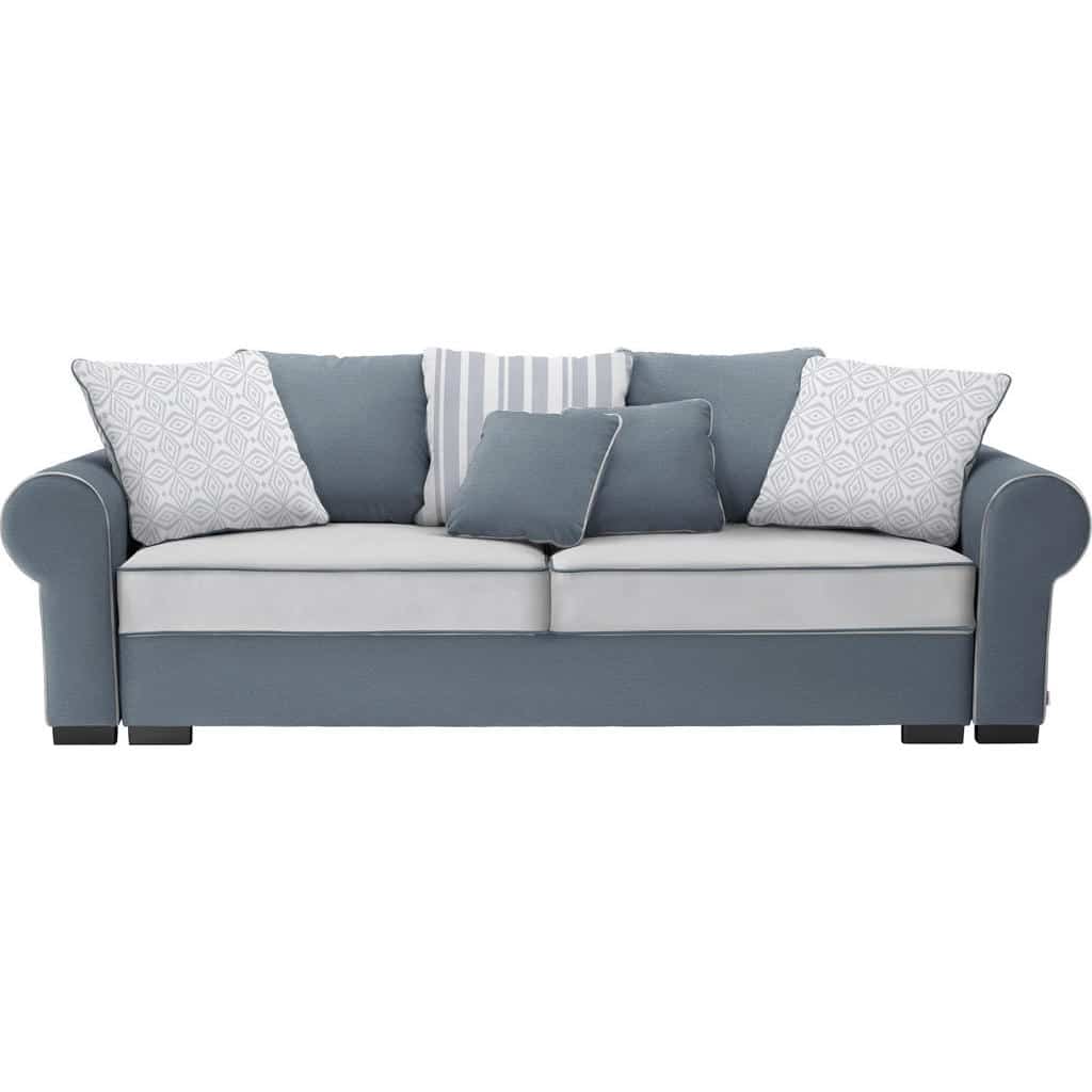 XXXLutz Velká Pohovka Textil Šedá Bílá Hom`in