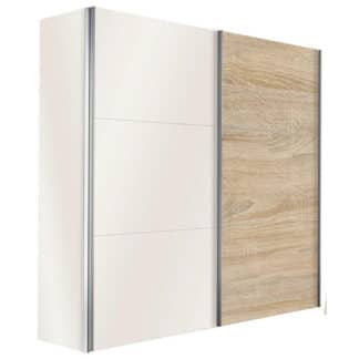 XXXLutz Skříň S Posuvnými Dveřmi Bílá Barvy Dubu Hom`in