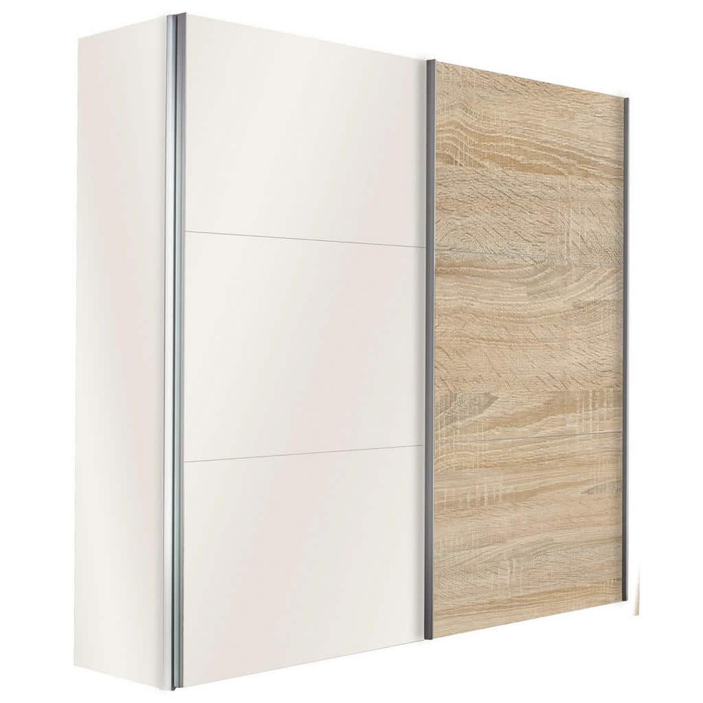 XXXLutz Skříň S Posuvnými Dveřmi Bílá Barvy Dubu Hom`in