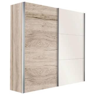 XXXLutz Skříň S Posuvnými Dveřmi Bílá Barvy Dubu Hom`in