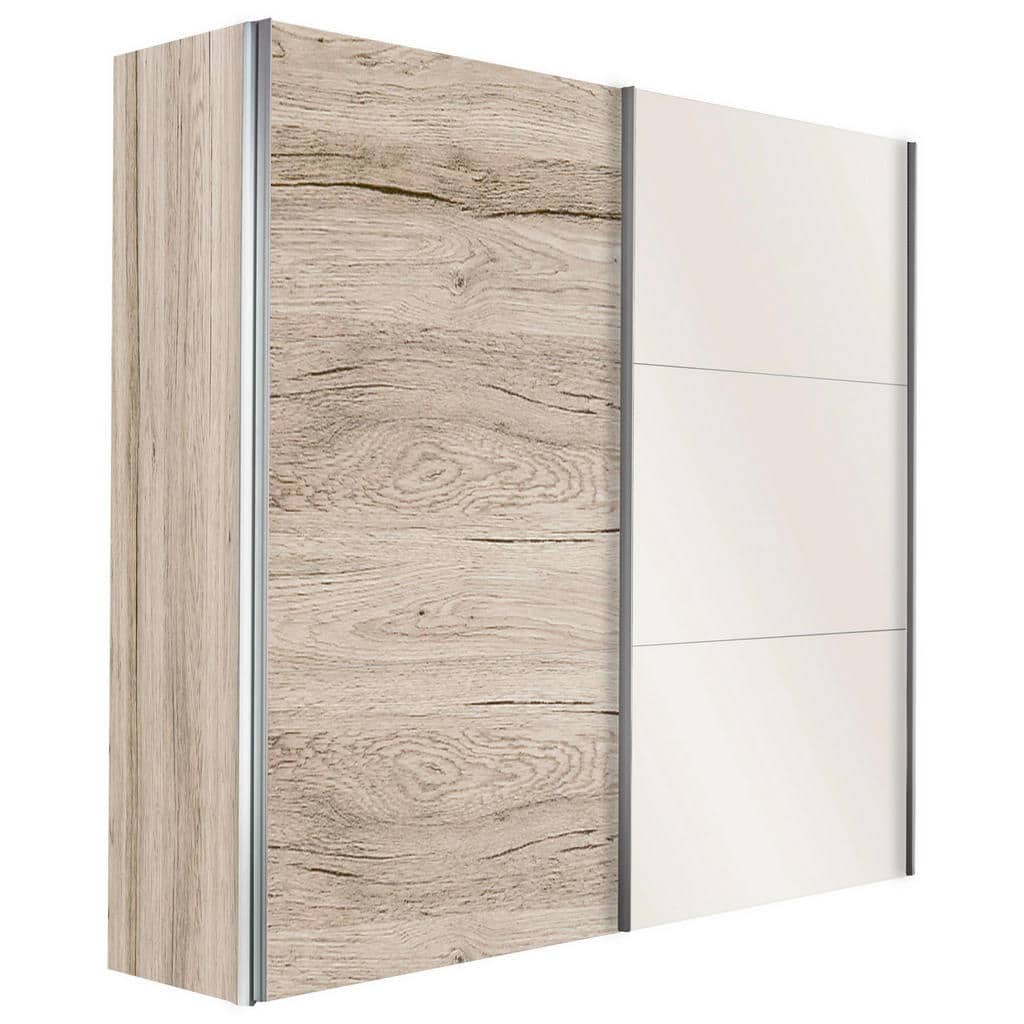 XXXLutz Skříň S Posuvnými Dveřmi Bílá Barvy Dubu Hom`in