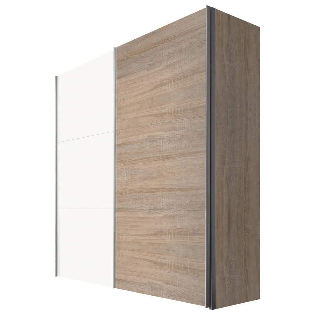 XXXLutz Skříň S Posuvnými Dveřmi Bílá Barvy Dubu Hom`in