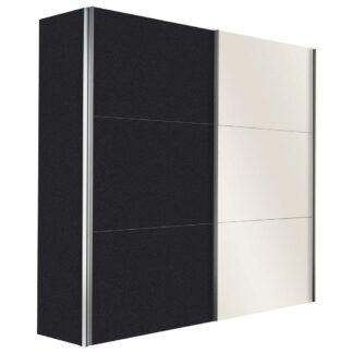 XXXLutz Skříň S Posuvnými Dveřmi Barvy Grafitu Bílá Hom`in