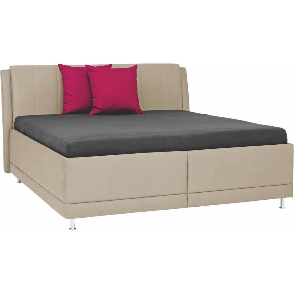 XXXLutz Čalouněná Postel 200/200 Cm Textil Béžová Novel